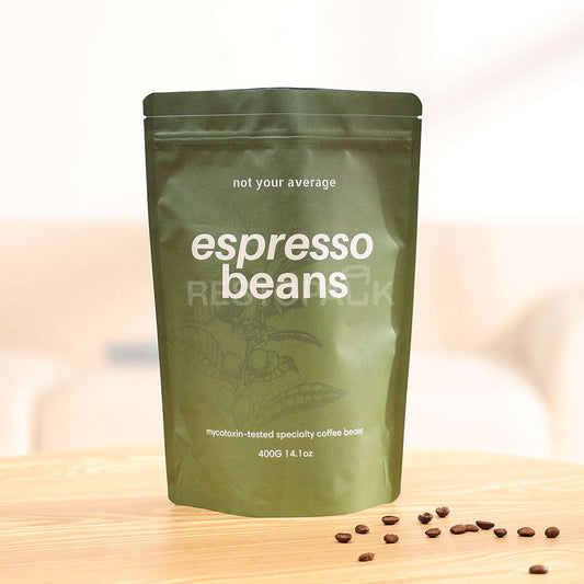 Custom Green Stand-up Coffee Bags with Zipper
