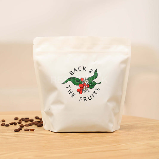 Custom Recyclable Plastic Coffee Bags with Tear Notch