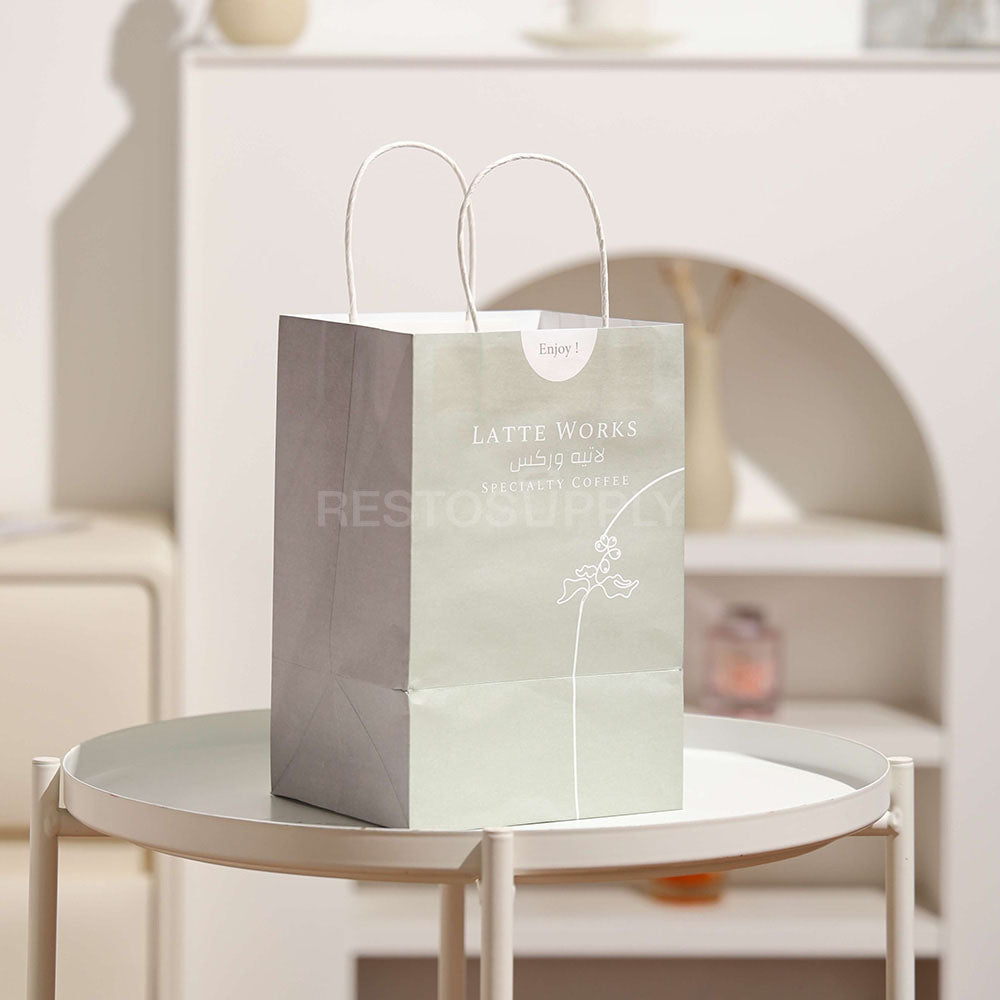 Custom Kraft Paper Bag with Handles