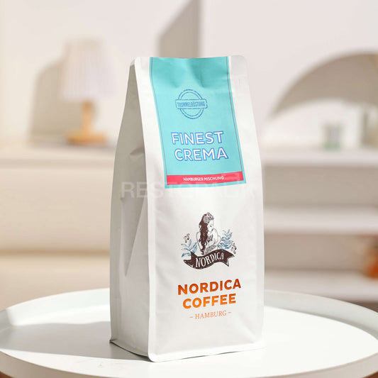 Custom White Kraft Laminated Coffee Bags with Zipper