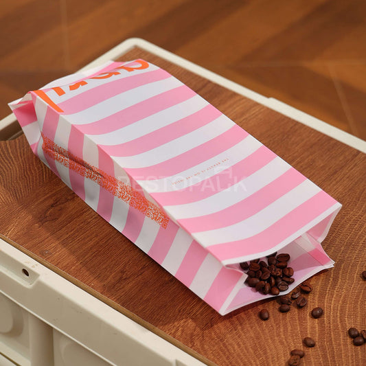 Glossy Plastic Coffee Bags Side Gusset Coffee Bags with Heat Seal