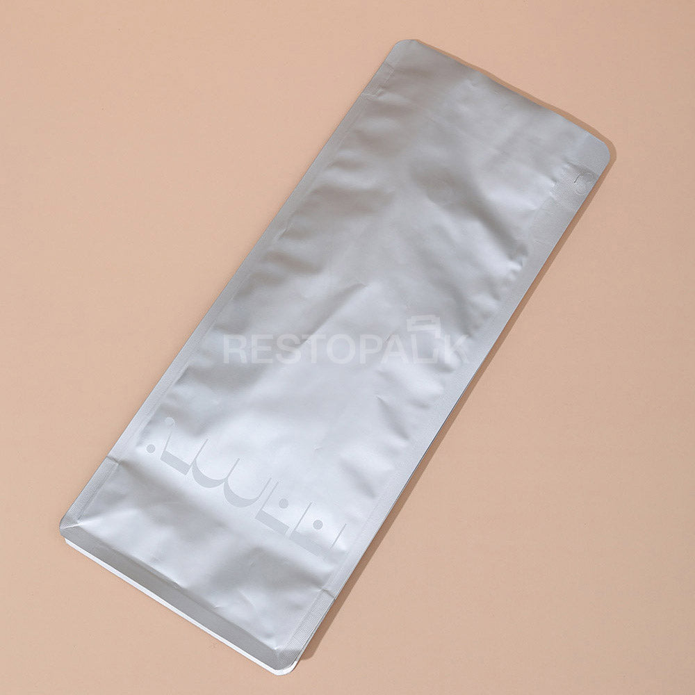 Custom Aluminum Foil Flat Bottom Coffee Bag with Zipper