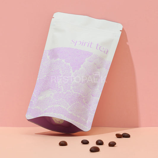 Custom Smooth Stand-up Coffee Bags with Zipper and Tear Notch