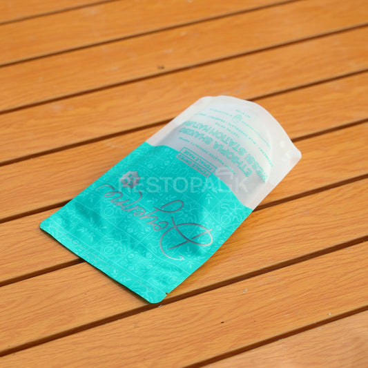 Custom Clear Window Resealable Stand-Up Coffee Bags