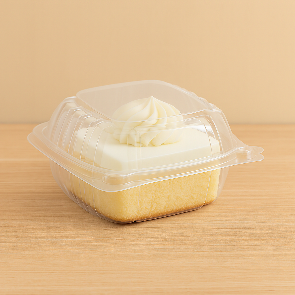 1-Compartment Clear PET Cupcake & Muffin Container