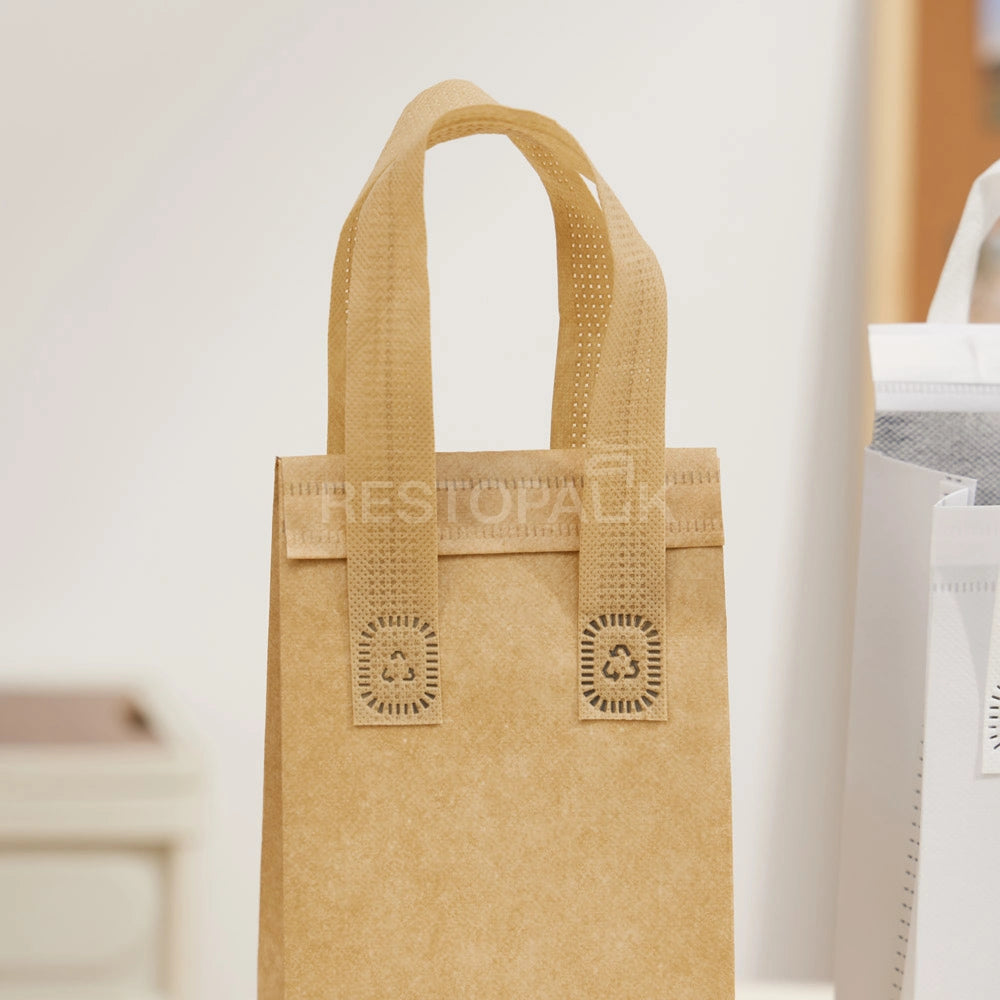 1-Cup Kraft Coffee and Milk Tea Insulated Bag