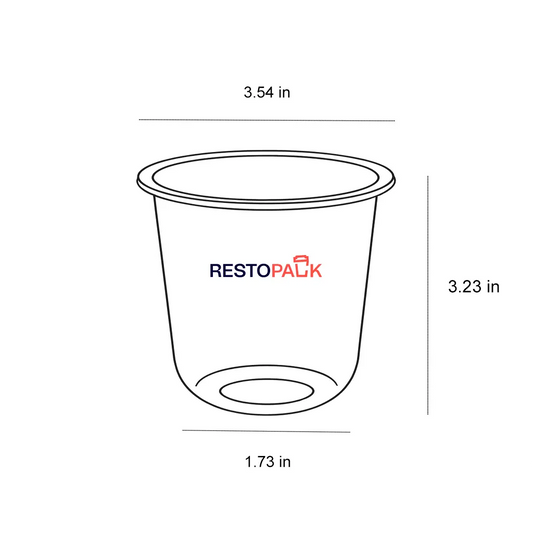 10.5 oz PET Black U-Shaped Cold Drink Coffee Cups