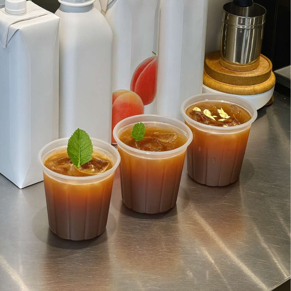 12 oz Frosted PP Reusable Cups – Durable Plastic Drinkware