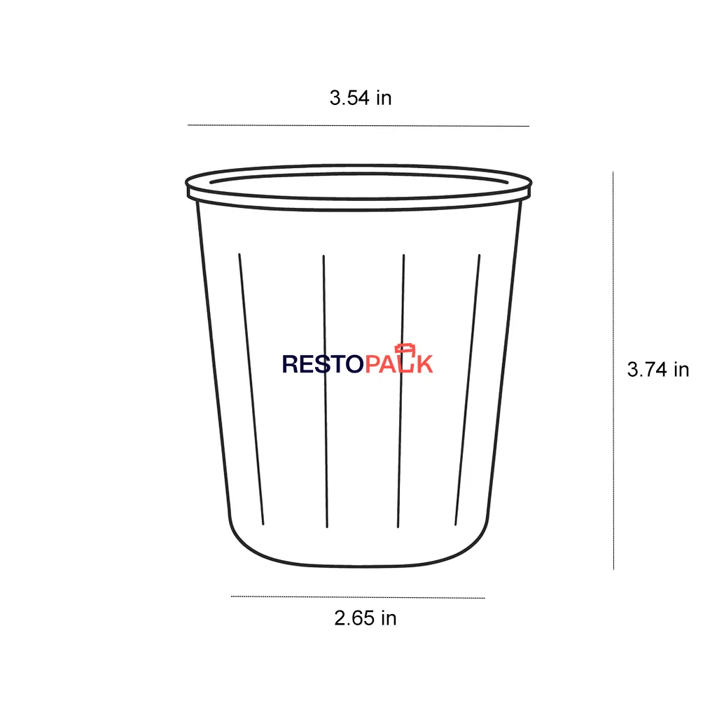 12 oz Frosted PP Reusable Cups