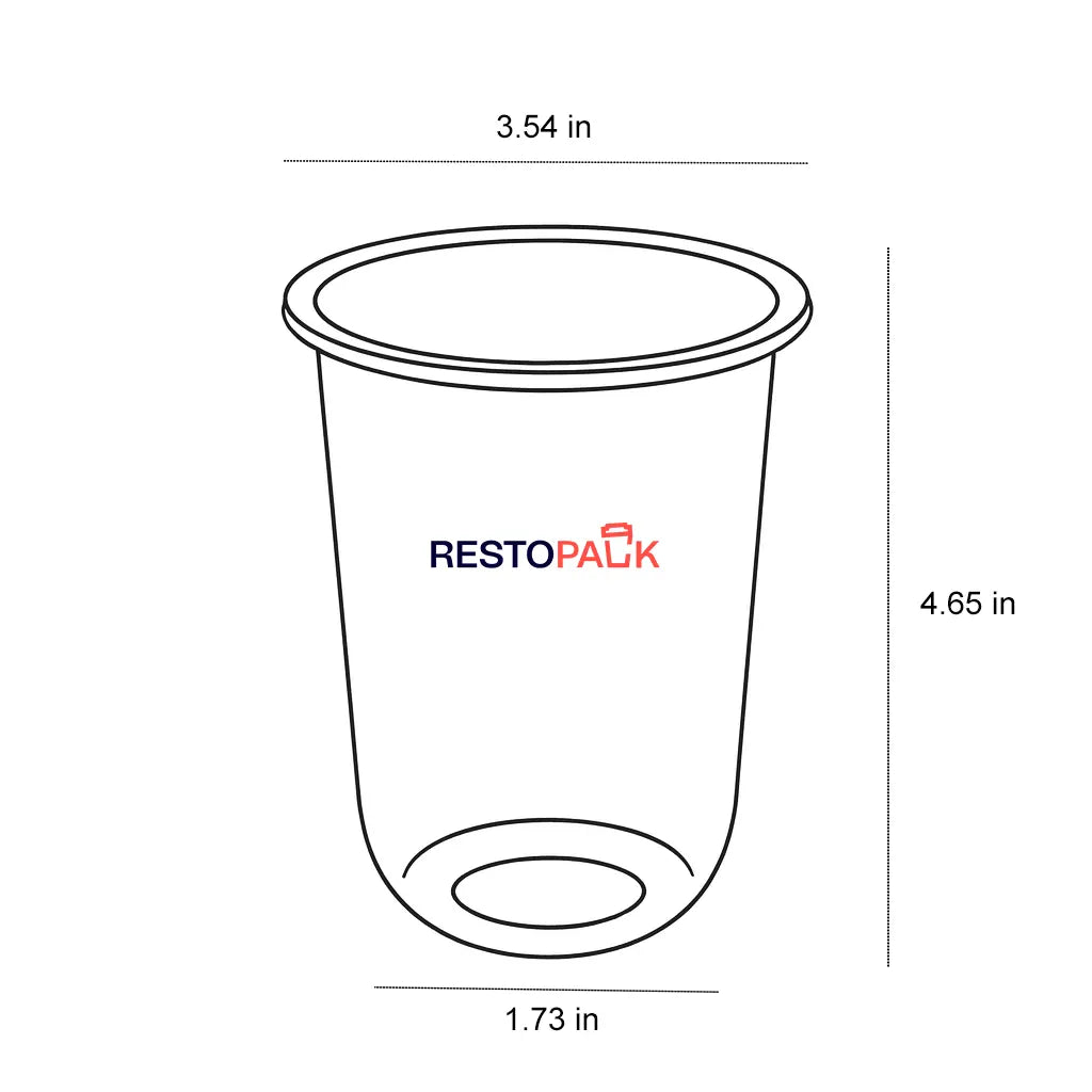 16 oz PET U-Shaped Cold Drink Cups