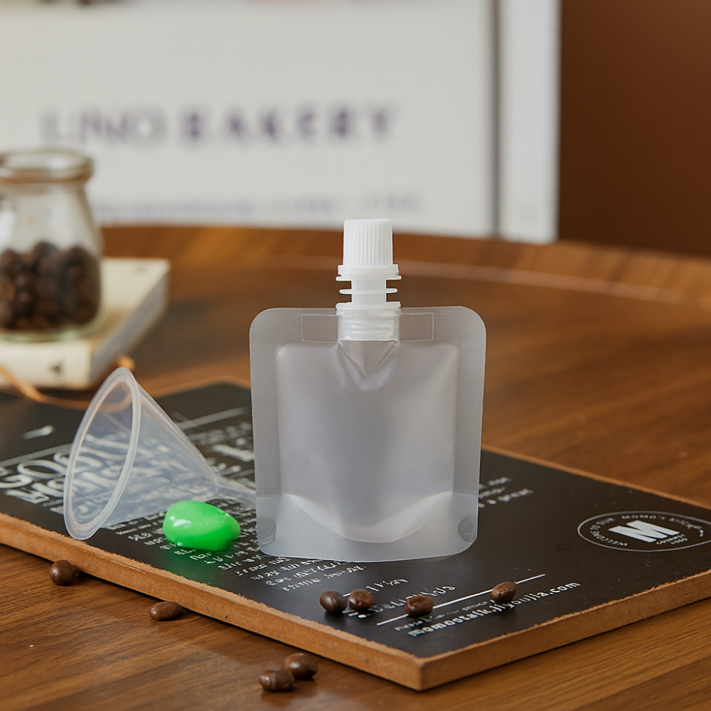 1 oz Frosted Spout Pouch Coffee Liquid Stand-Up Bag