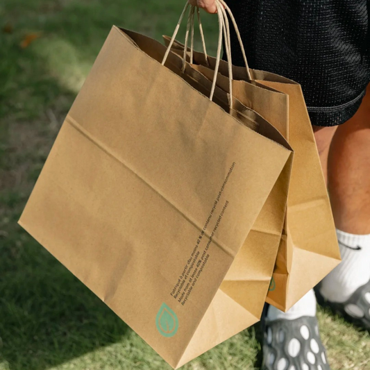 Custom Kraft Paper Bag with Handles