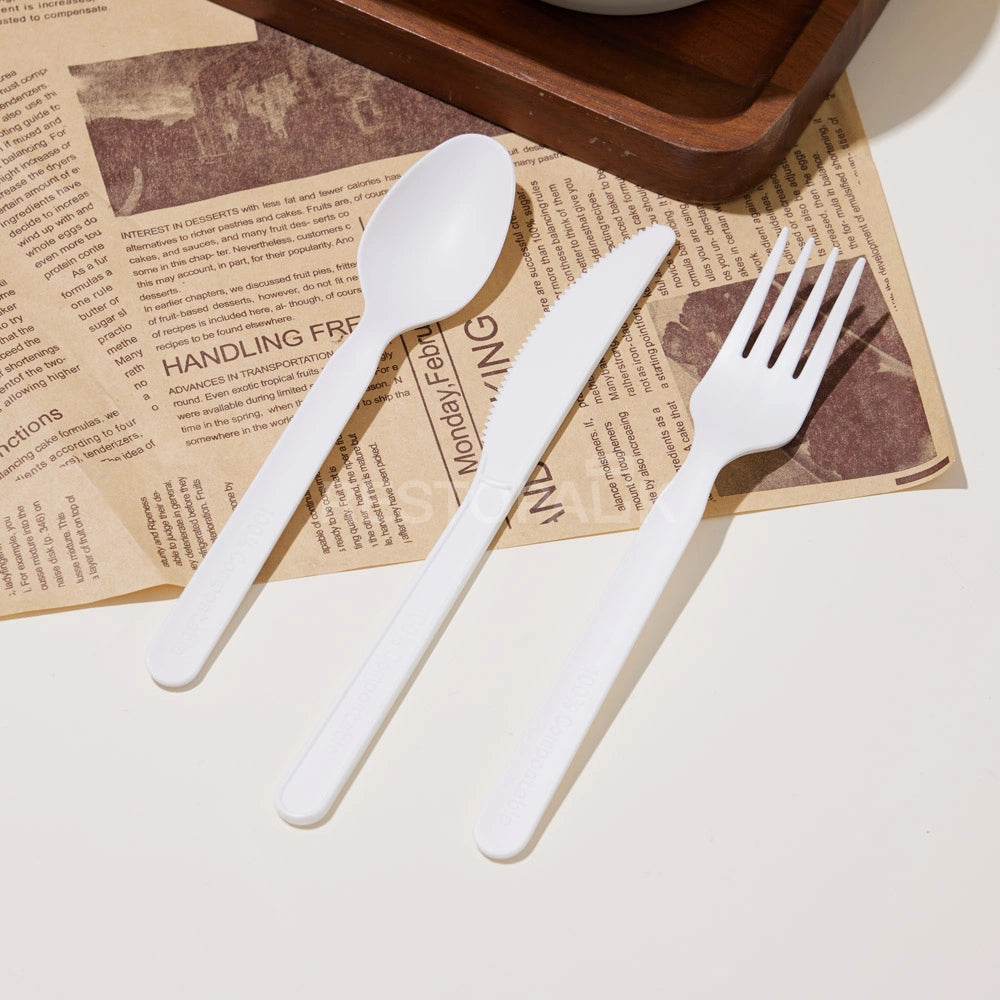 6 Inch CPLA Biodegradable Cutlery Series