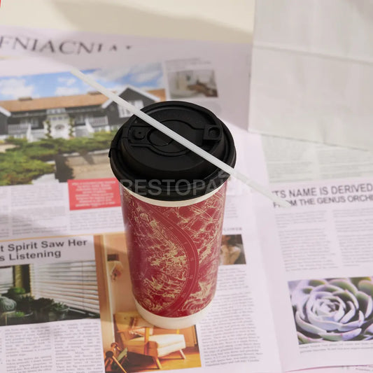 9" Straight PLA Straw, 3-in-1 for Coffee & Milk Tea