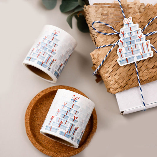 Birthday Cake Seal Sticker Roll - 120/Roll