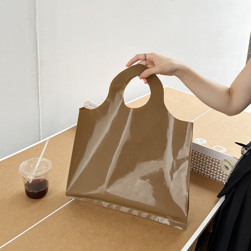 Customizable PE Material Shopping Tote Bag