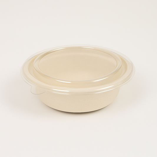 Clear Lid for Bagasse Pulp Bowl – PET