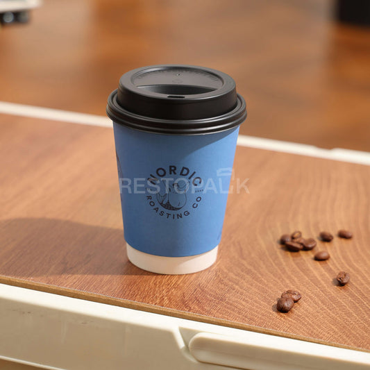 Custom 12 oz Double Wall Paper Coffee Cups