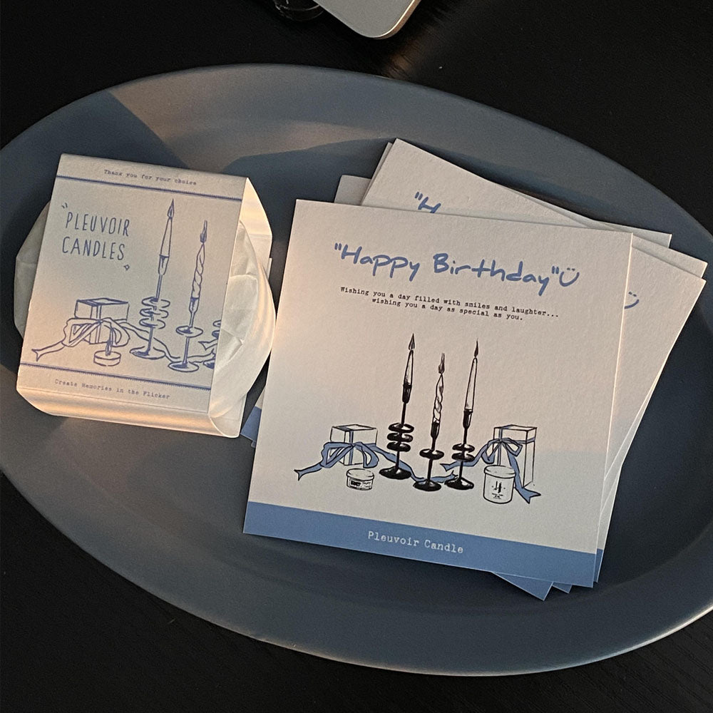 Custom Coated Paper Square Corner Label Cards