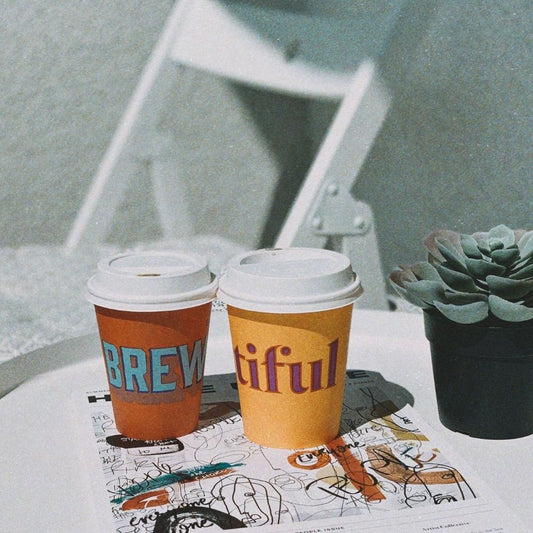 Custom Single Wall Coffee Cups