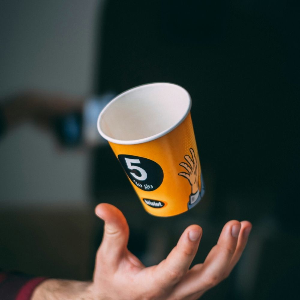 Custom Single Wall Coffee Cups
