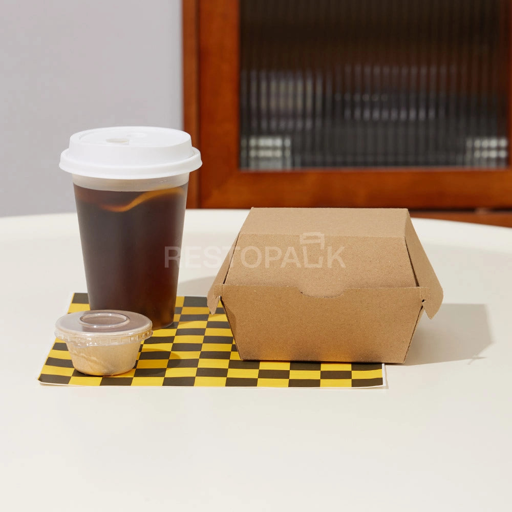 Custom Printed Kraft Paper Burger Box