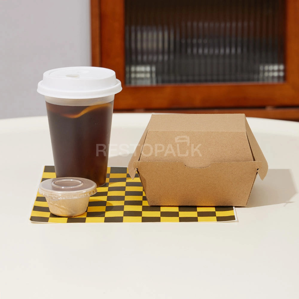 Custom Printed Kraft Paper Burger Box