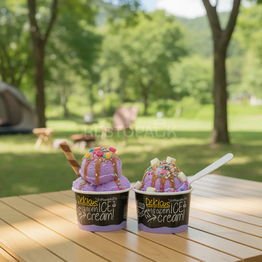 Custom 3.4 oz Ice Cream Cups