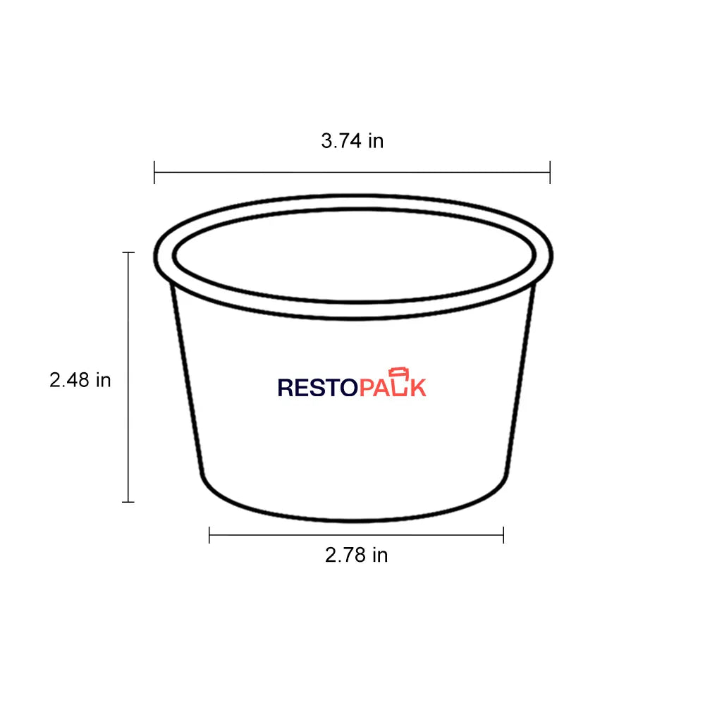 Custom 6.8 oz Ice Cream Cups