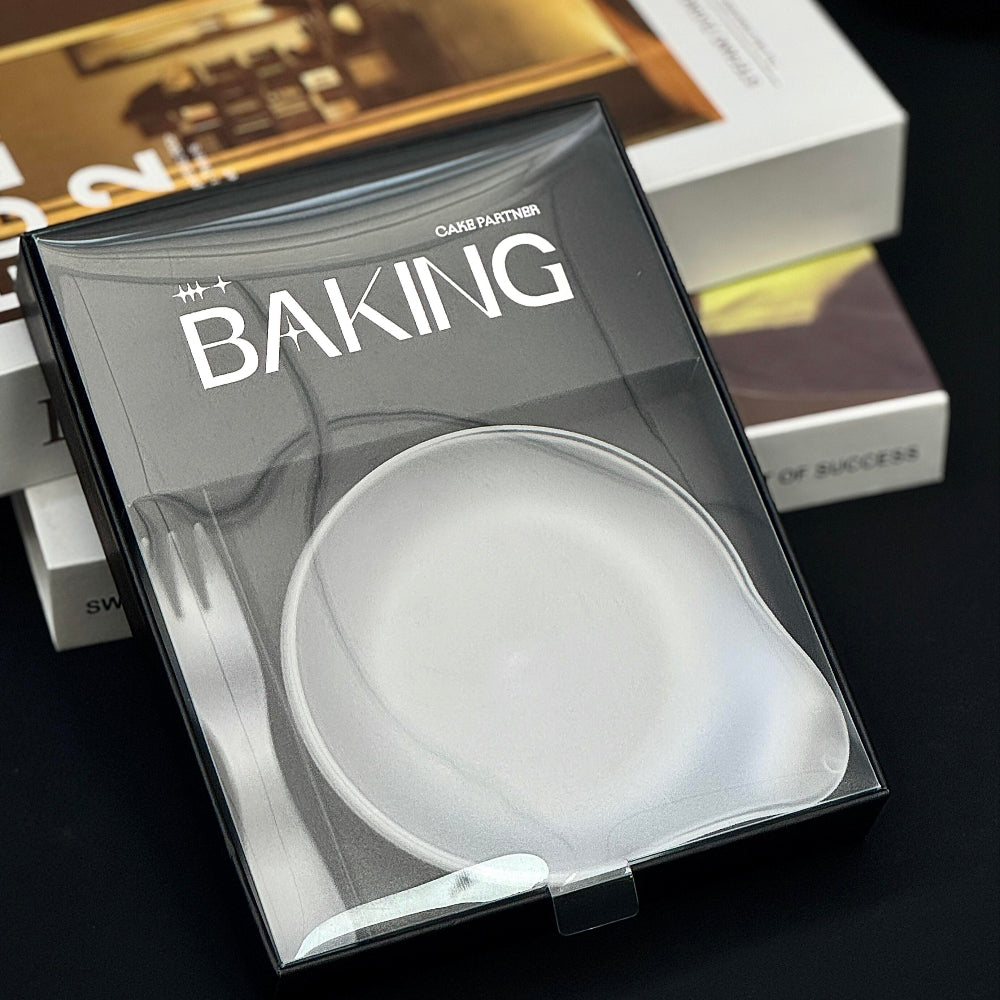 Custom Cake Tableware Party Set with Candle & Wipes