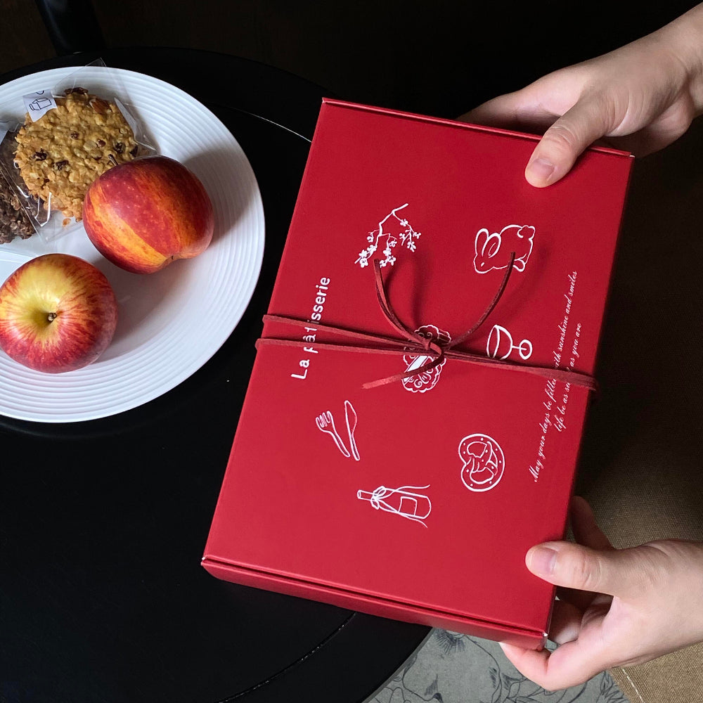 Custom Cookie & Scone Gift Box with Separate Compartments