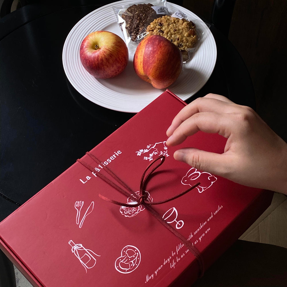 Custom Cookie & Scone Gift Box with Separate Compartments