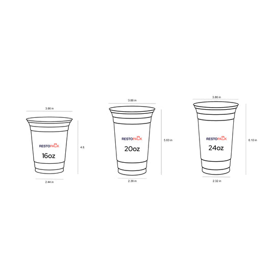 Custom Black Flat-Bottom Cold Drink Cups – Multicolor Printing