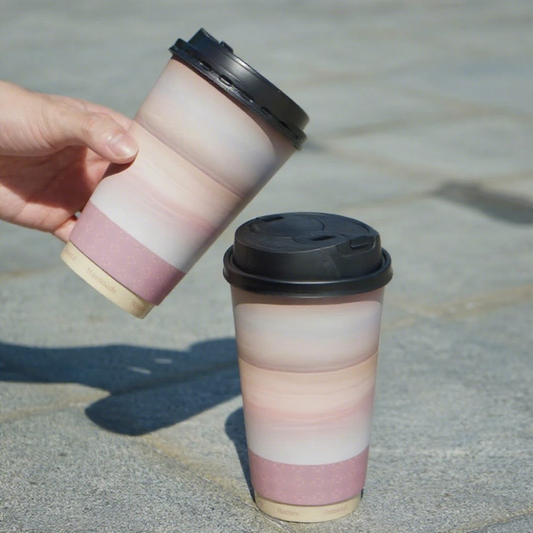 Custom Gradient Double Layer Paper Cup