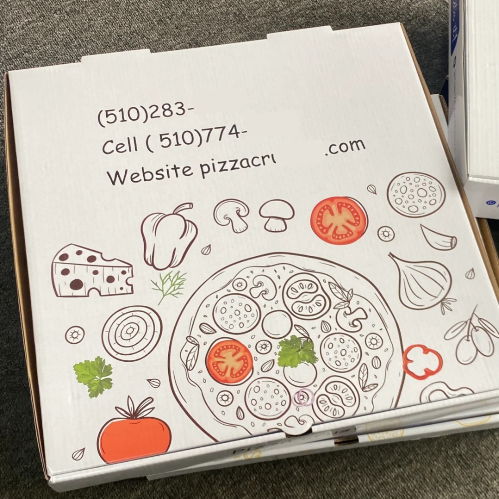 Custom Square Pizza Boxes