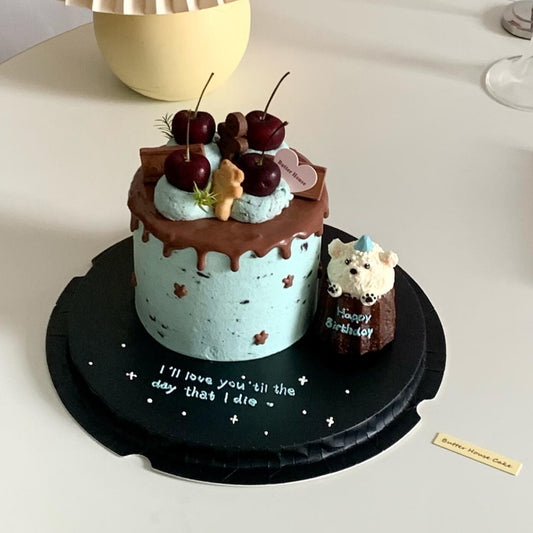 Customizable_Black_Raised_Round_Cake_Boards