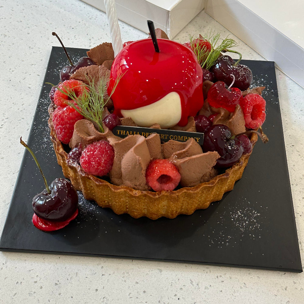 Customizable Black Square Cake Boards