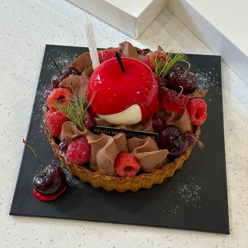 Customizable Black Square Cake Boards