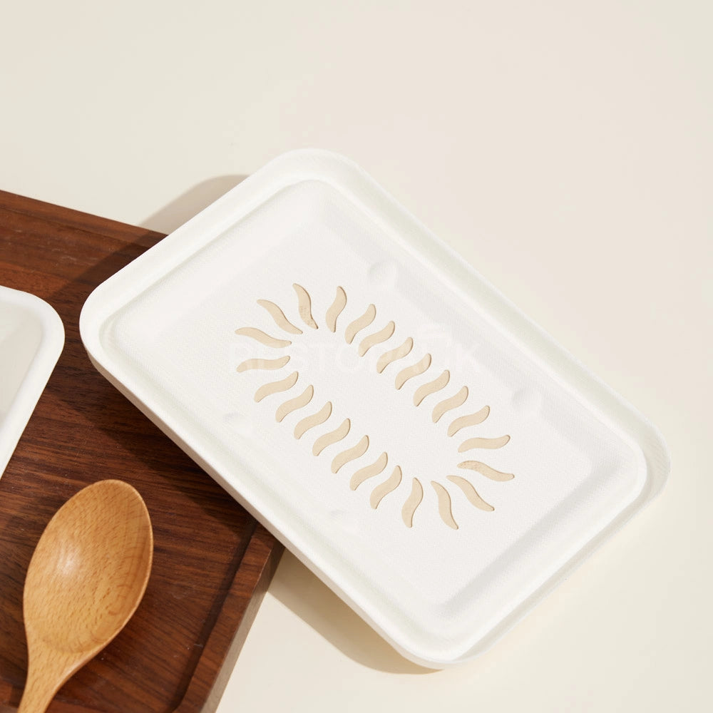 Eco Pulp Takeaway Box with Crisp Retention Design