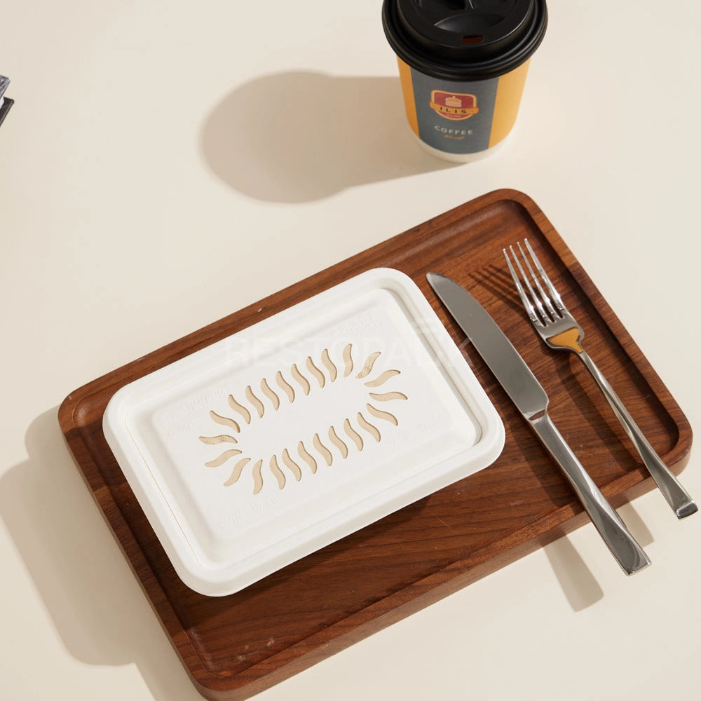 Eco Pulp Takeaway Box with Crisp Retention Design