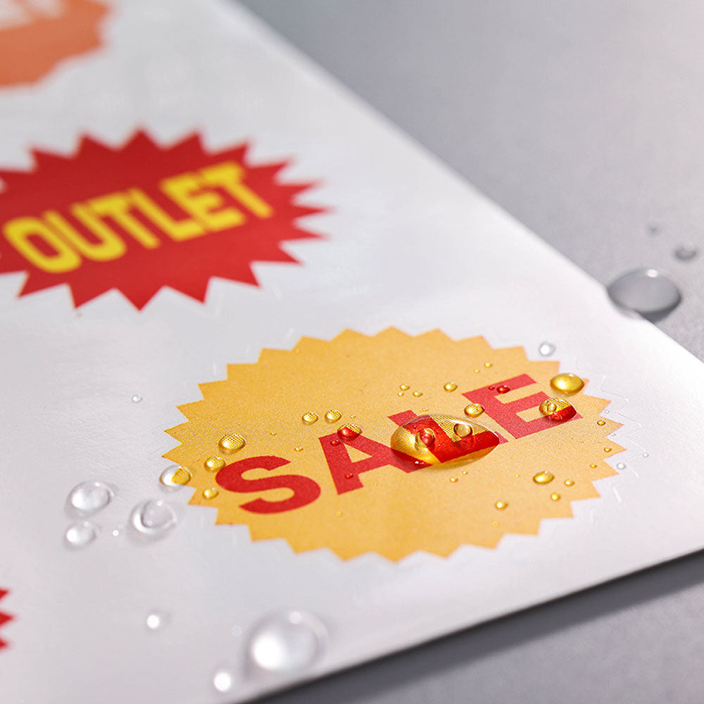 Explosion Style Price Stickers - 50/Pack