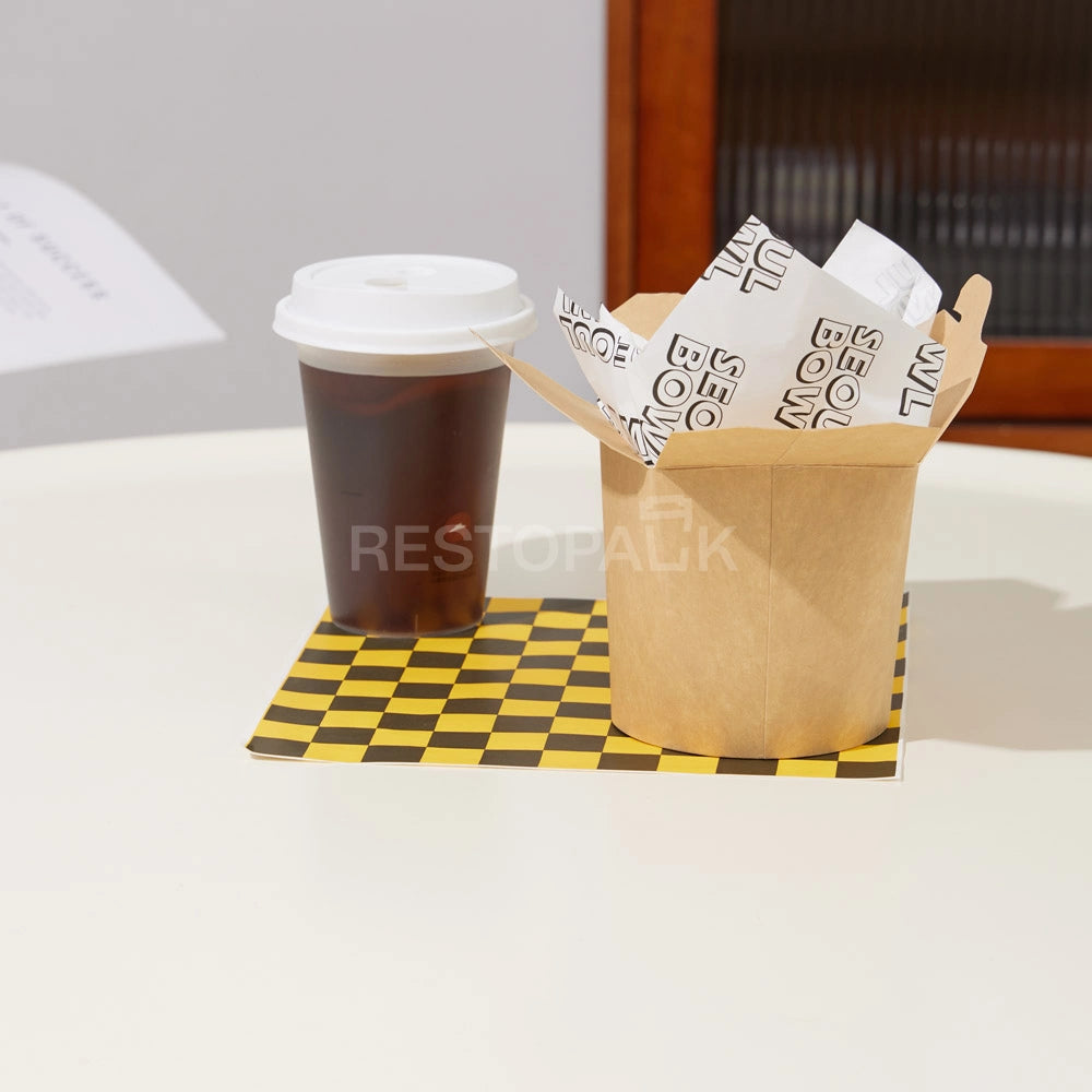 Custom Printed Kraft French Fries Packaging Box