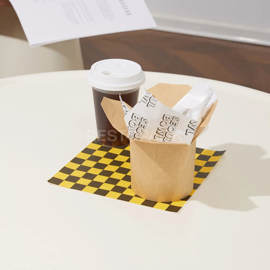 Custom Printed Kraft French Fries Packaging Box