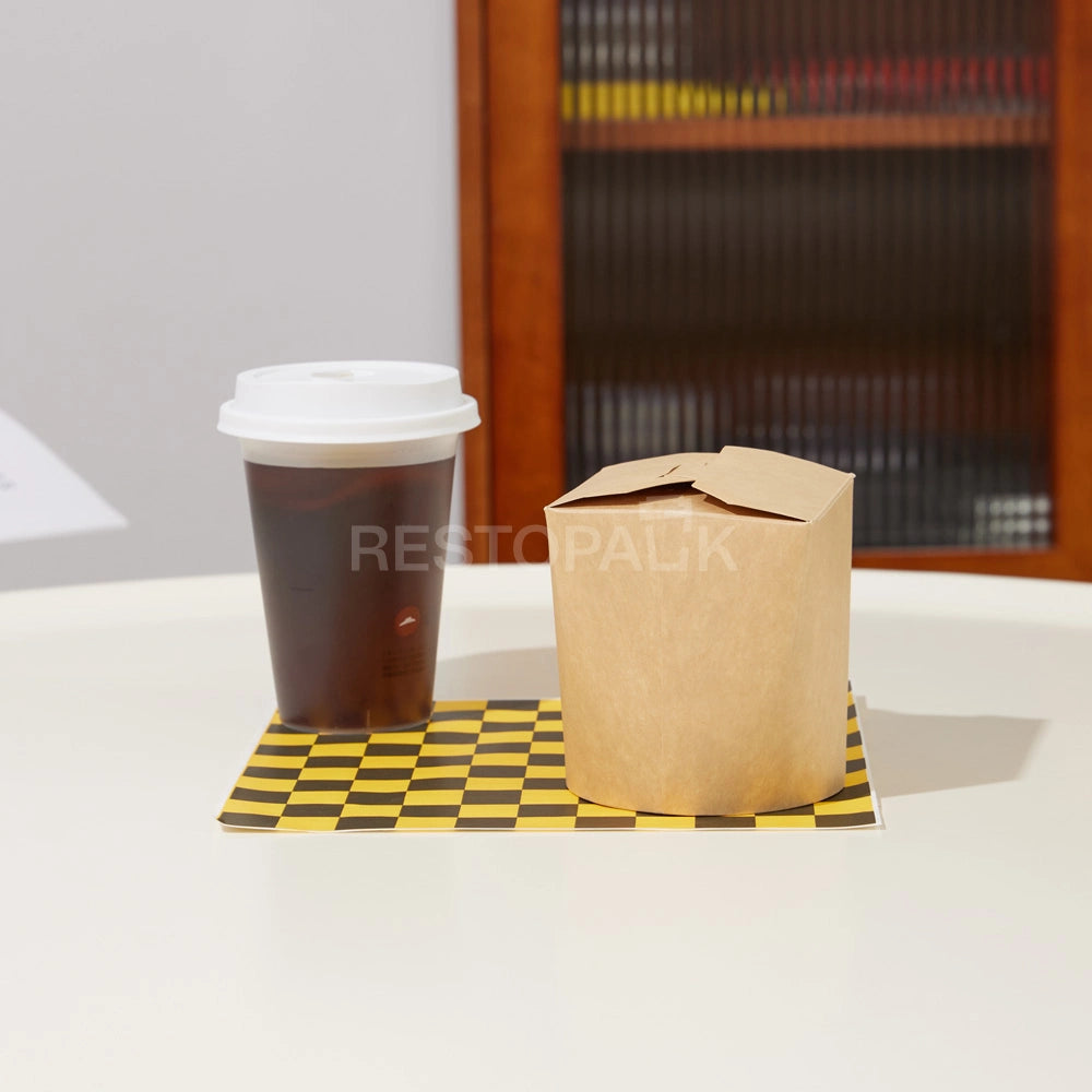 Custom Printed Kraft French Fries Packaging Box