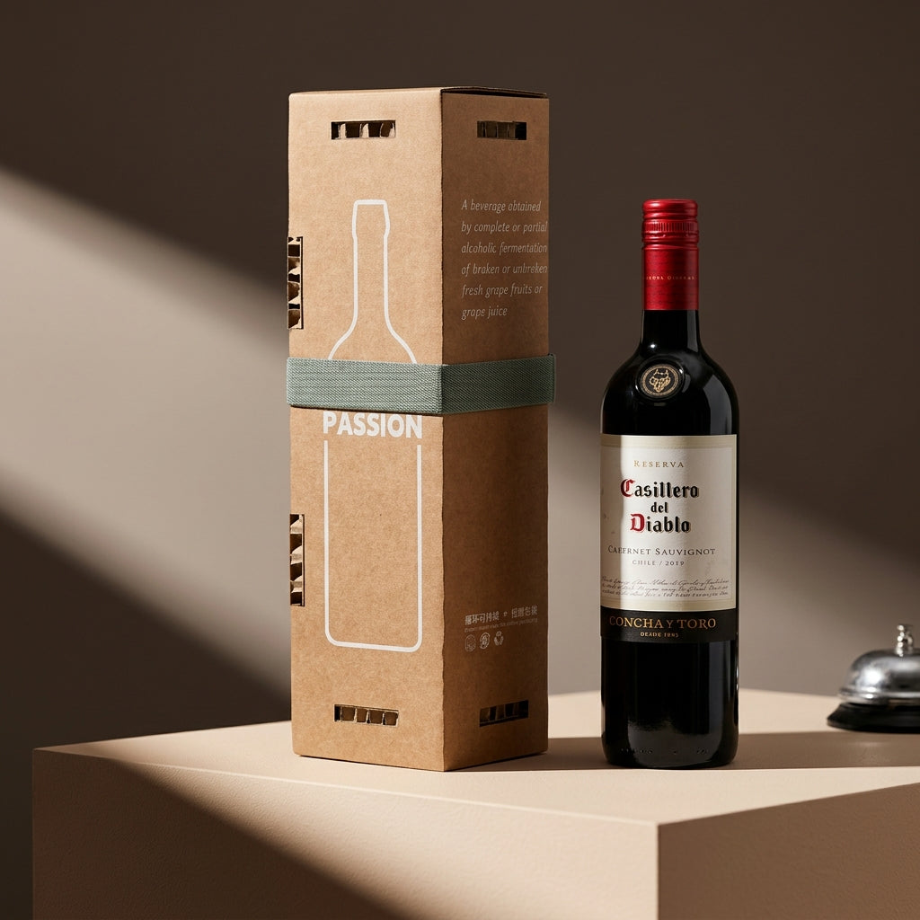 Honeycomb Paperboard Wine Bottle Shipping Boxes