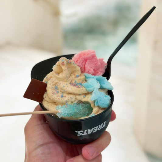 Black PET Ice Cream Cups