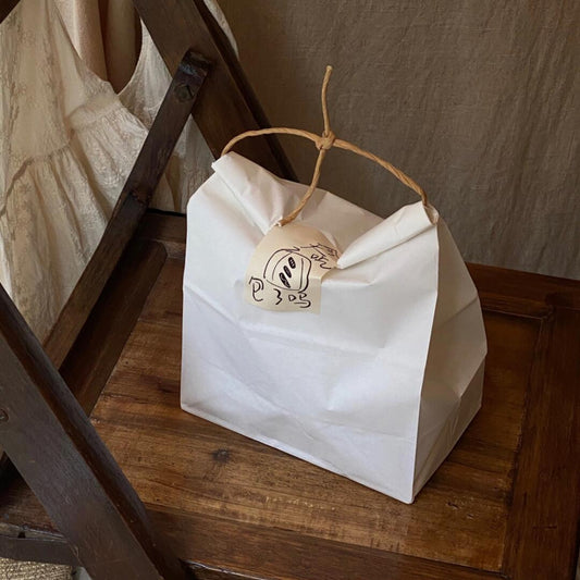 Kraft Paper Bag with Handle – Eco-Friendly Shopping & Take-Out Bag