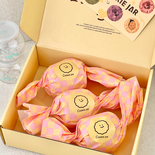 Custom Yellow Cookie Mailer Box
