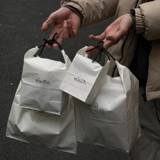 Kraft Paper Bag with Handle – Eco-Friendly Shopping & Take-Out Bag