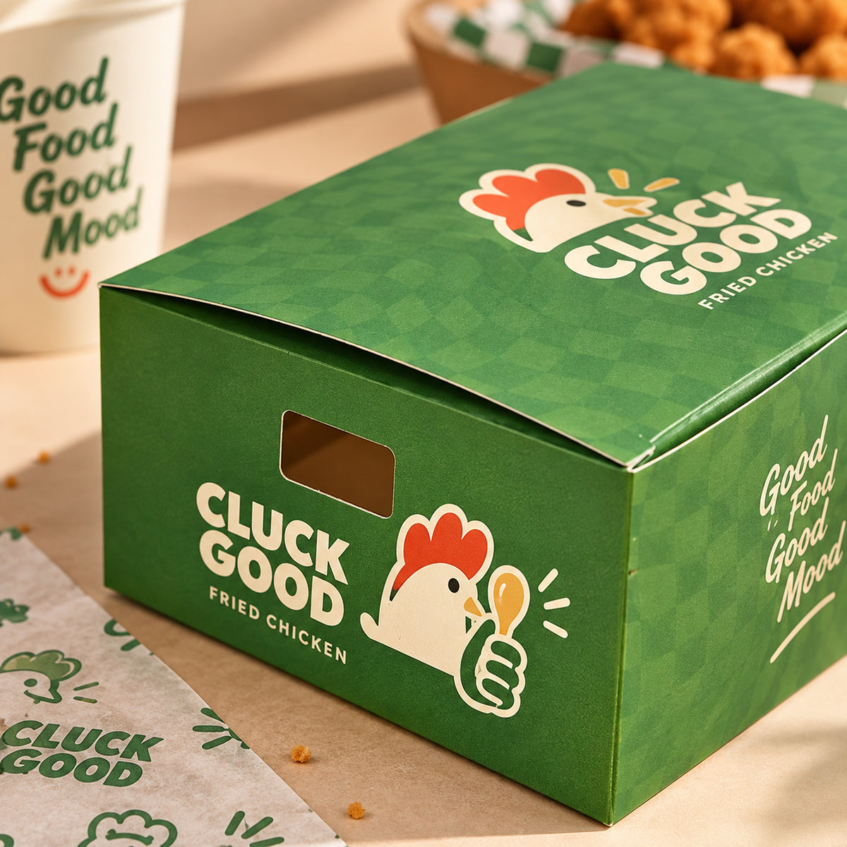 Custom Printed Fried Chicken Boxes